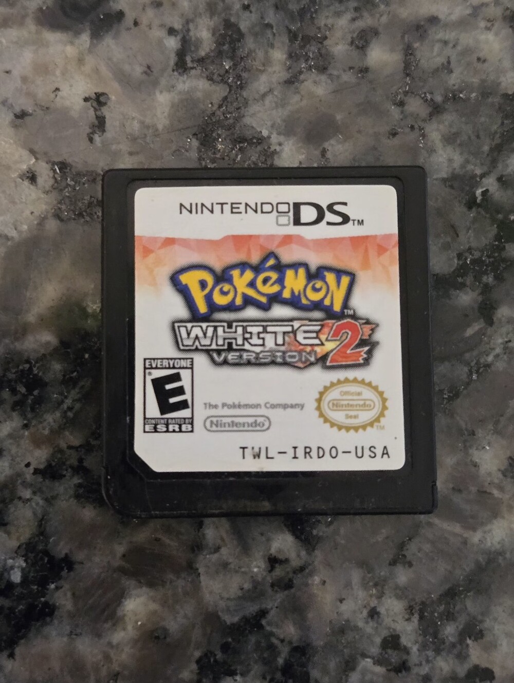 Nintendo DS video game Pokemon White Version 2 Game Cartridge